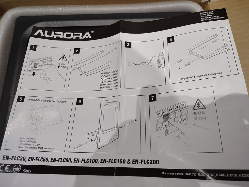 Thumbnail: Aurora 80w Commercial Grade 80W LED Floodlight. 4000k Cool White.