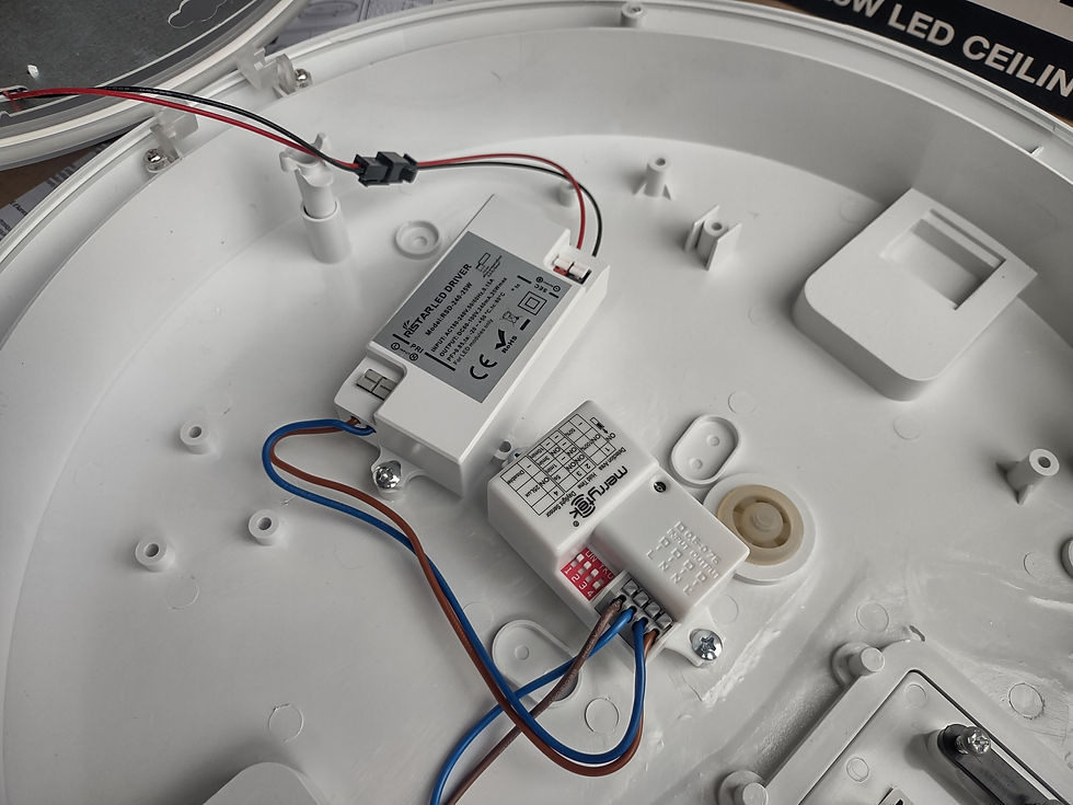 Thumbnail: Aurora Orbital™ 25W Polycarbonate IP66 Round Bulkhead with Microwave Sensor
