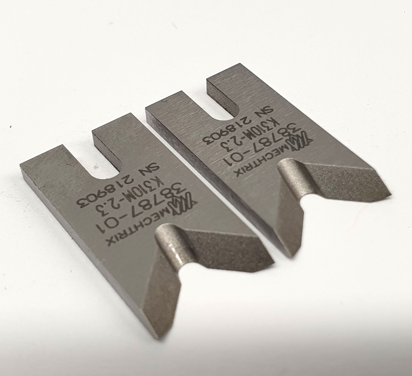 Tru-radius blades for Komax Kappa 310