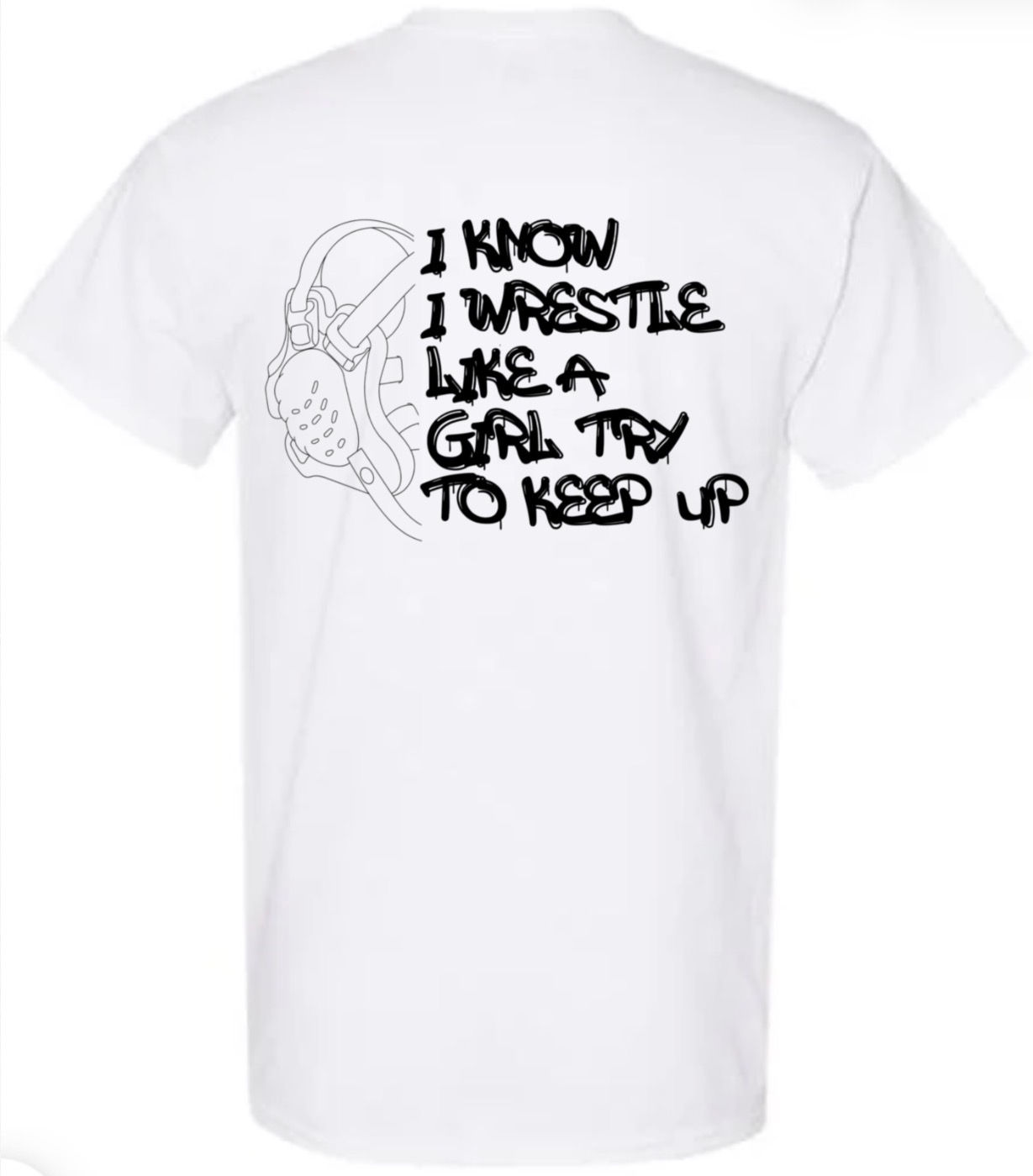 Wrestling: I Wrestle Like A Girl...(Bella+Canvas T-Shirts)