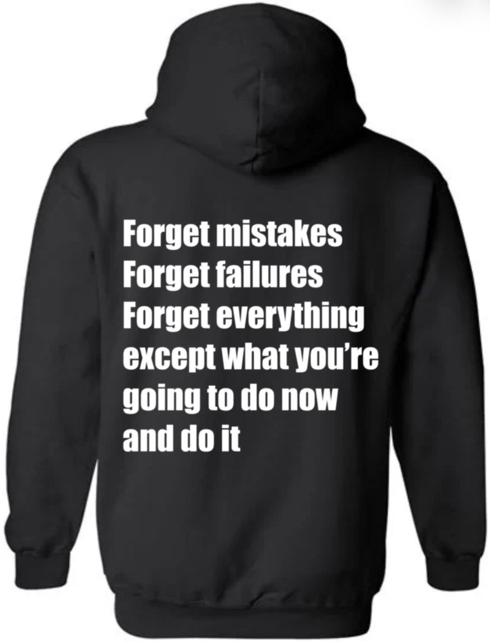 Thumbnail: Forget Mistakes, Forget Failures... Sweatshirts(Gildan)