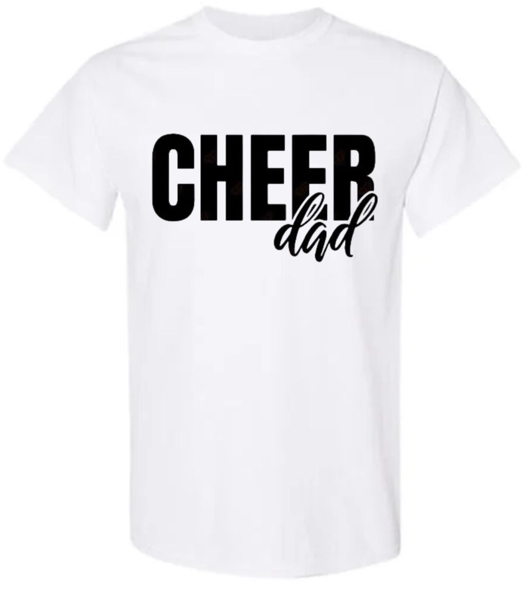Cheer dad simple T-shirts(Gildan)