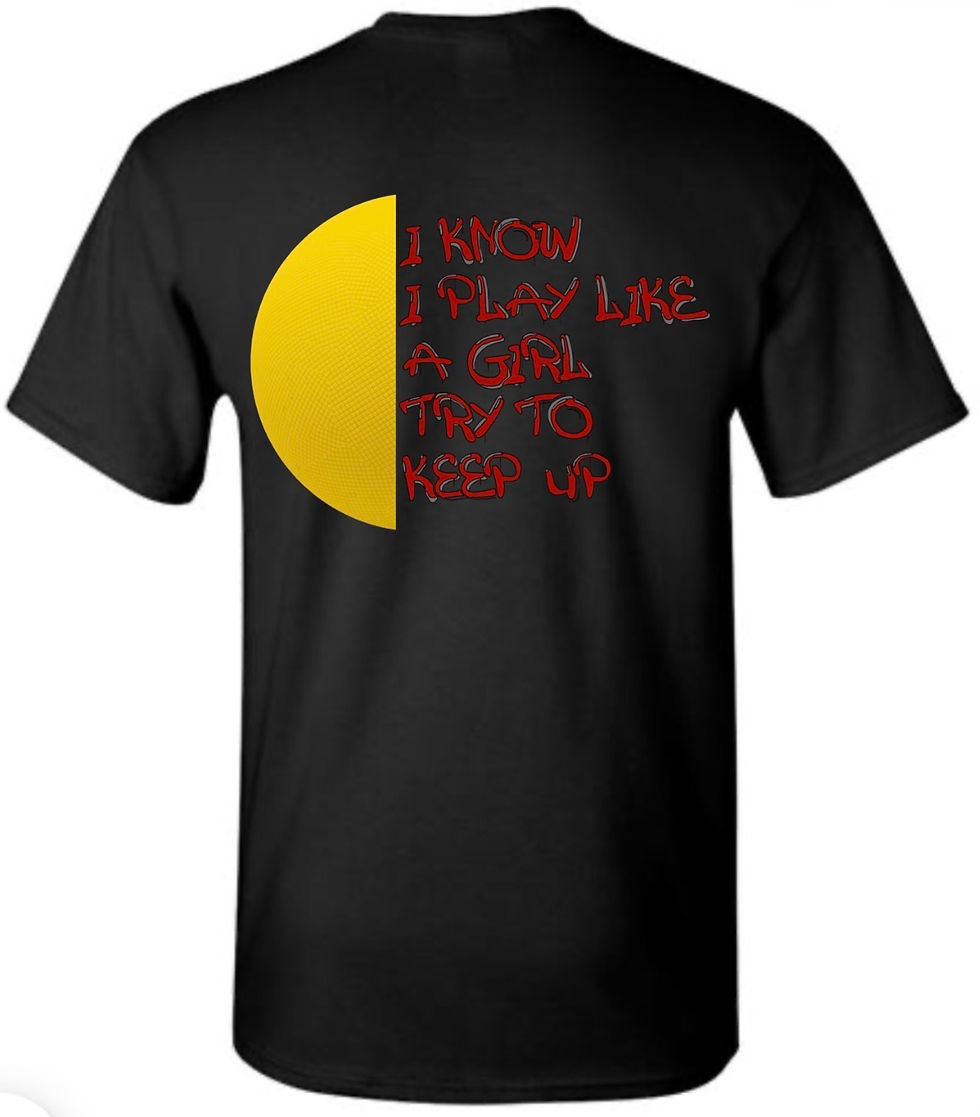 Thumbnail: Lacrosse: I Play Like A Girl...(Gildan T-Shirts)