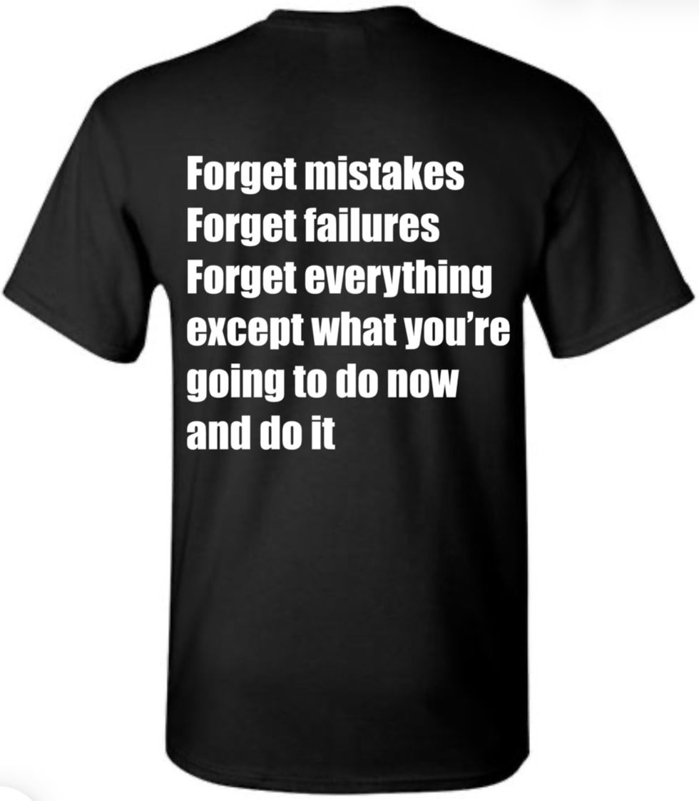 Thumbnail: Forget Mistakes, Forget Failures... T-shirts(Bella+Canvas)