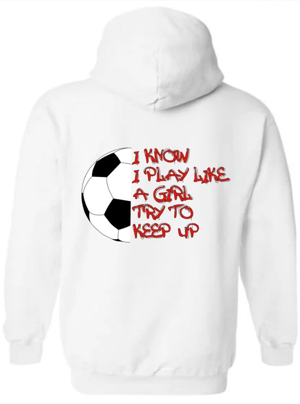 Thumbnail: Soccer: I Play Like A Girl...(Gildan Sweatshirts)