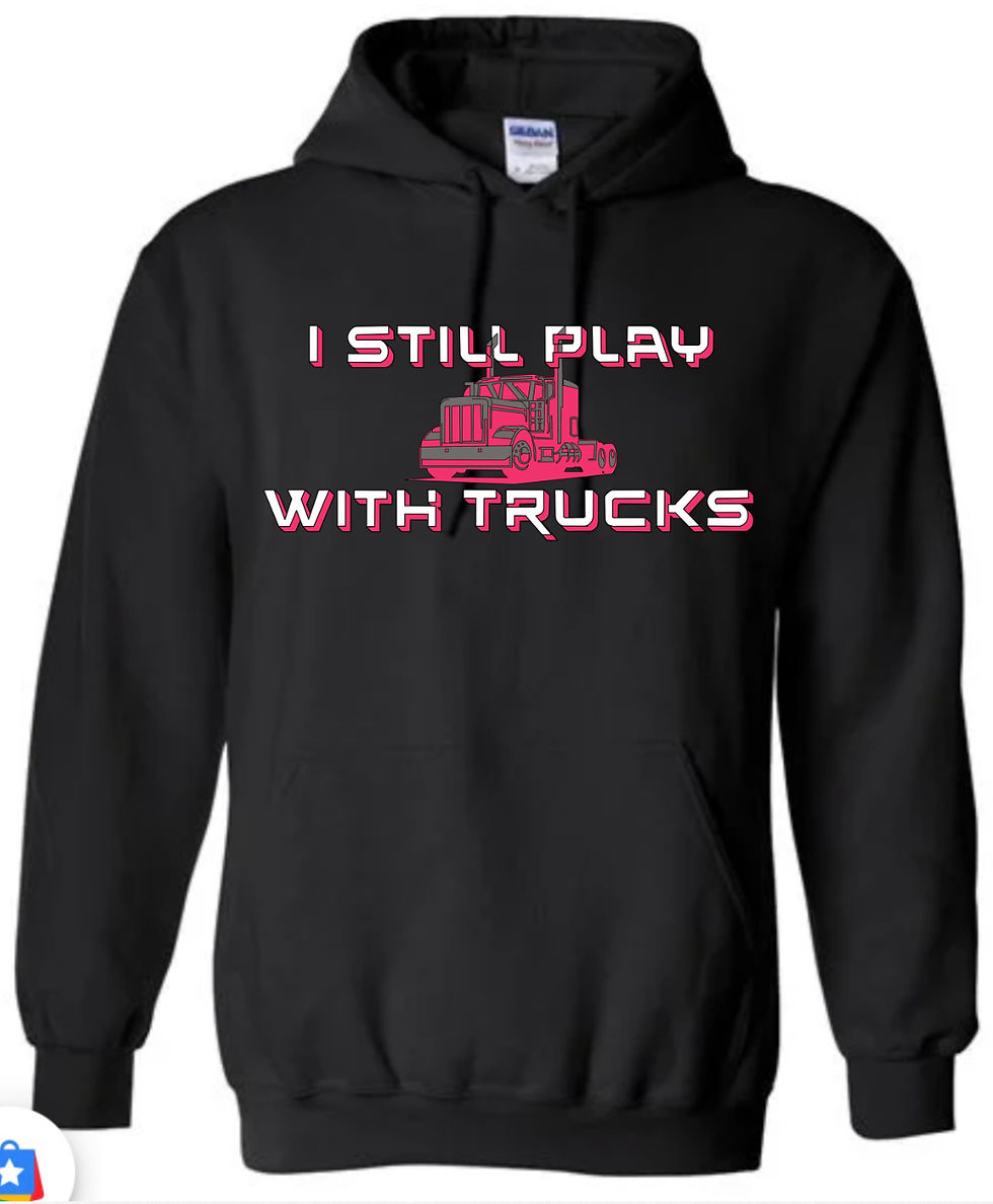 Thumbnail: I still play with trucks Gildan sweatshirt