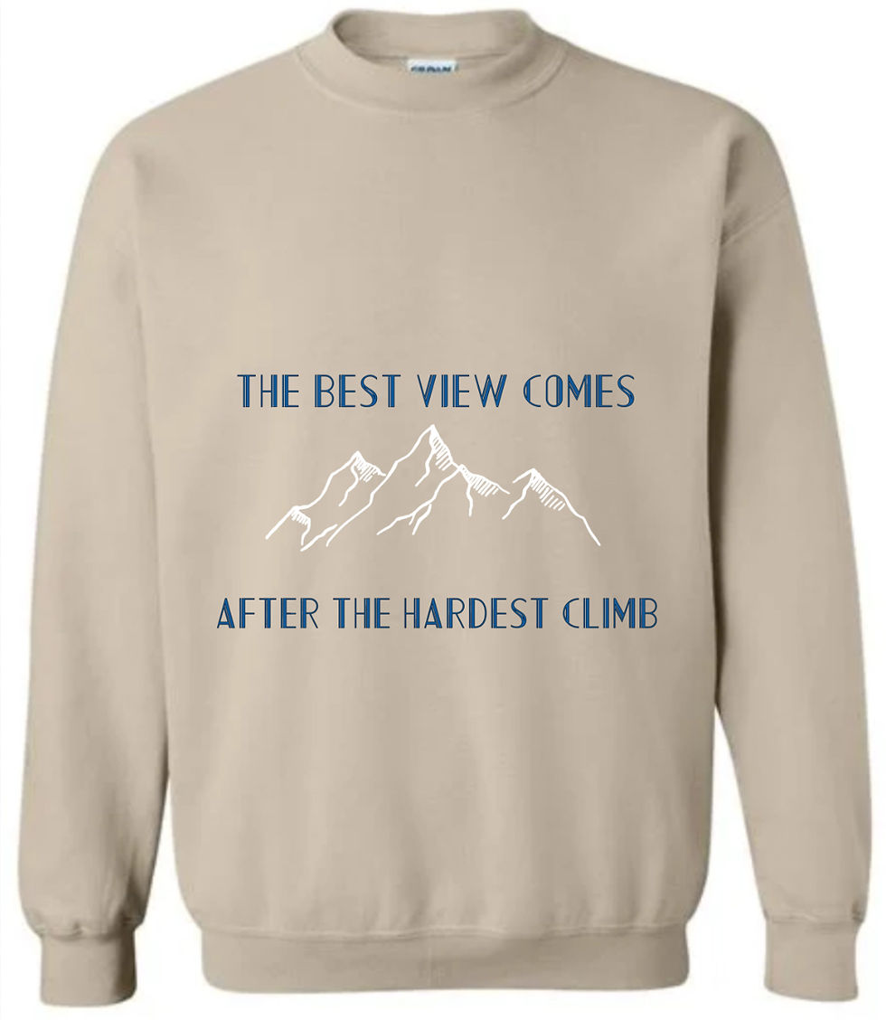 Thumbnail: The Best View Saying Crewnecks(Gildan)