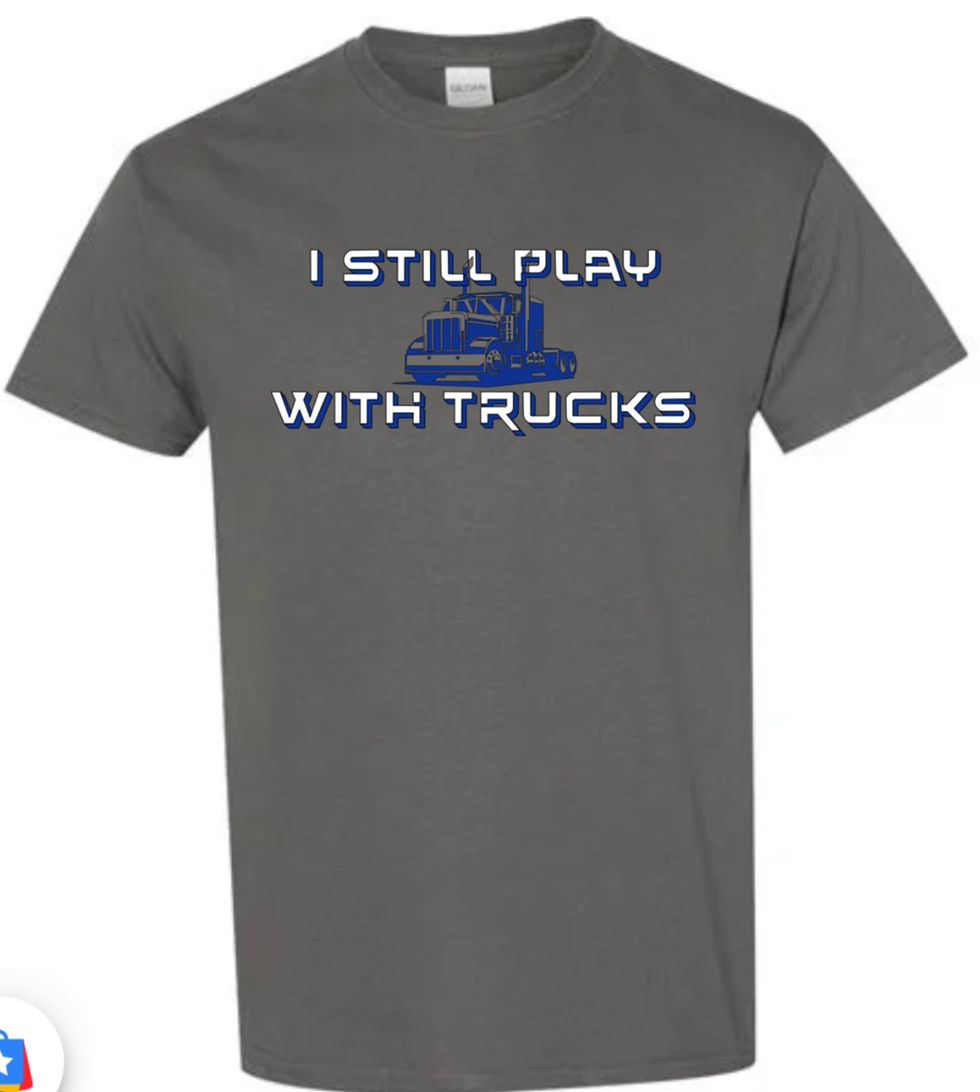 Thumbnail: l play with trucks Gildan T-Shirt