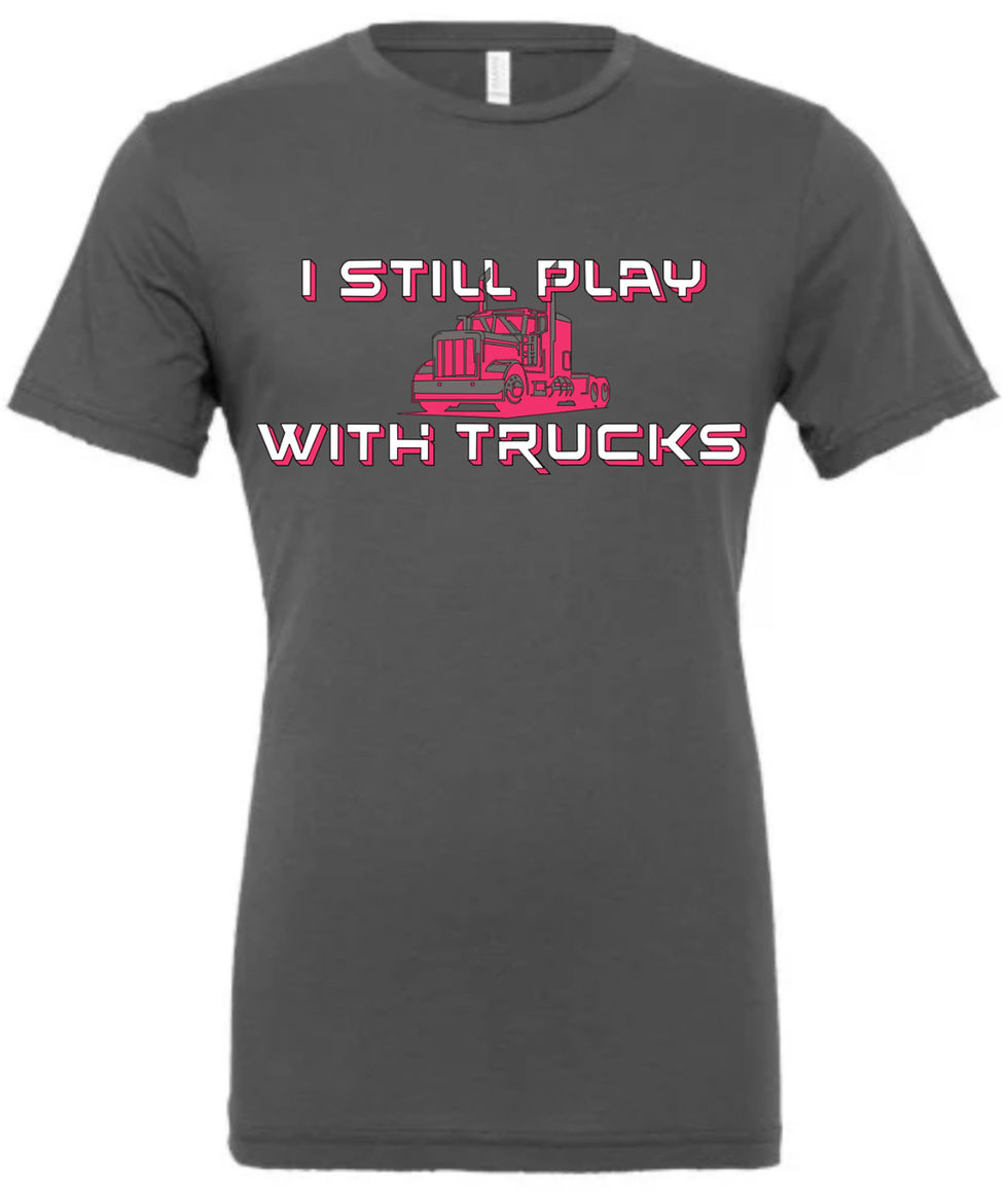 Thumbnail: copy of l play with trucks Bella+Canvas T-Shirt
