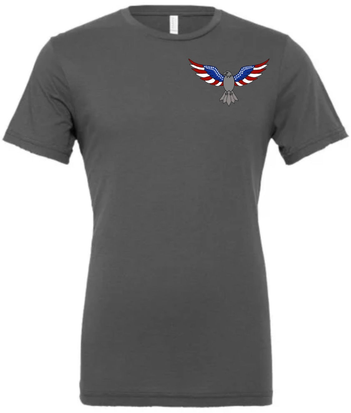 American Eagle with flag back T-Shirts(Bella+Canvas)