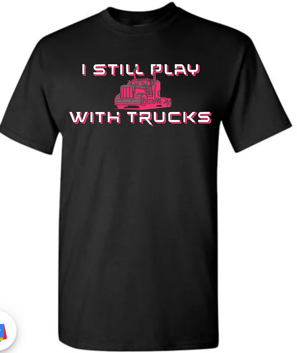 Thumbnail: l play with trucks Gildan T-Shirt