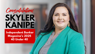 CFSB’s Skyler Kanipe Named to Independent Banker Magazine’s 2025 40 Under 40 List