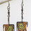 Thumbnail: Maize - Orange, Black and White Necklace/Earring Set
