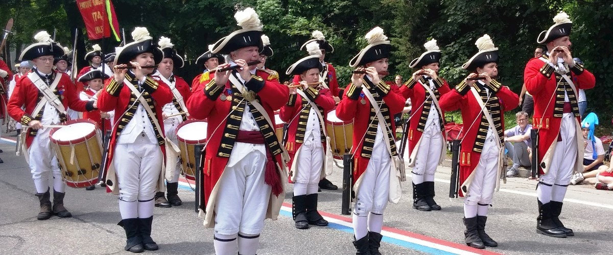 Gaspee Days Parade reenactors