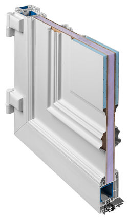 Angle porte PVC à panneau