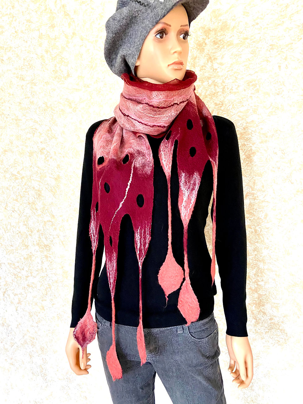 Thumbnail: Nuno felted scarf