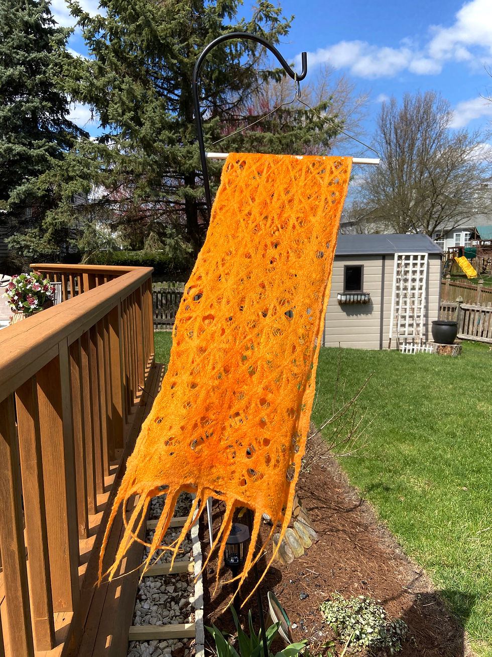 Thumbnail: Felted women's scarf