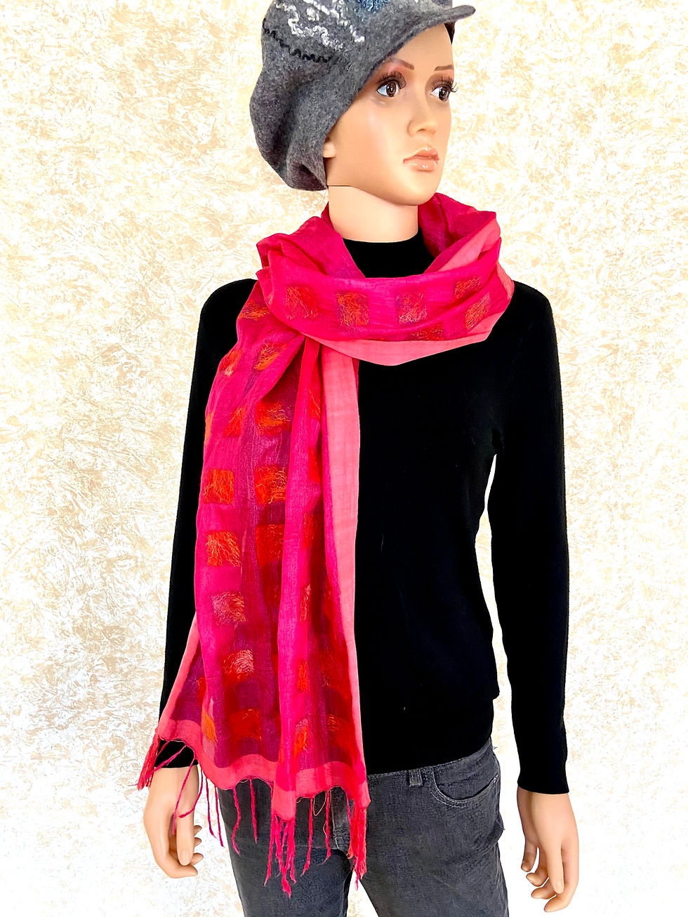 Thumbnail: Nuno felted scarf