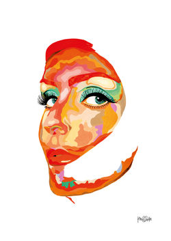 Lámina Popdoll fondo blanco