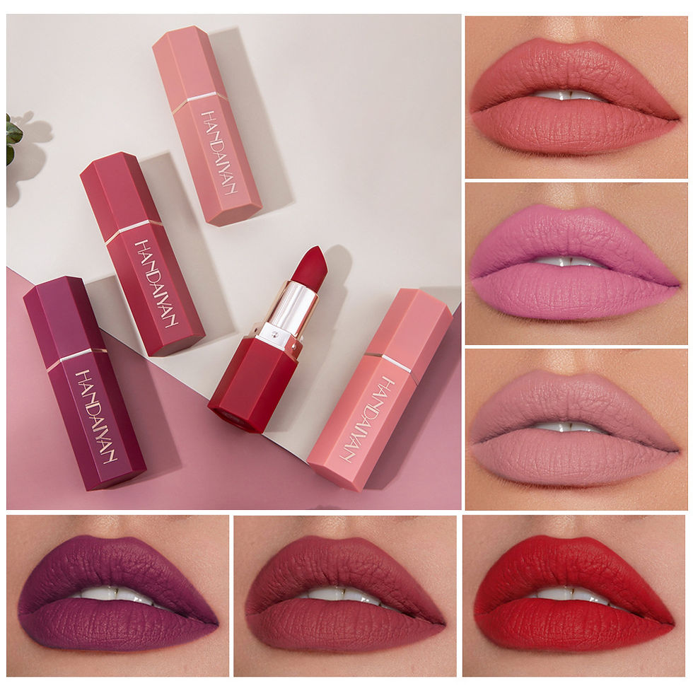 Thumbnail: 6-Color Matte Lipstick with Delicate Texture for Daily Use