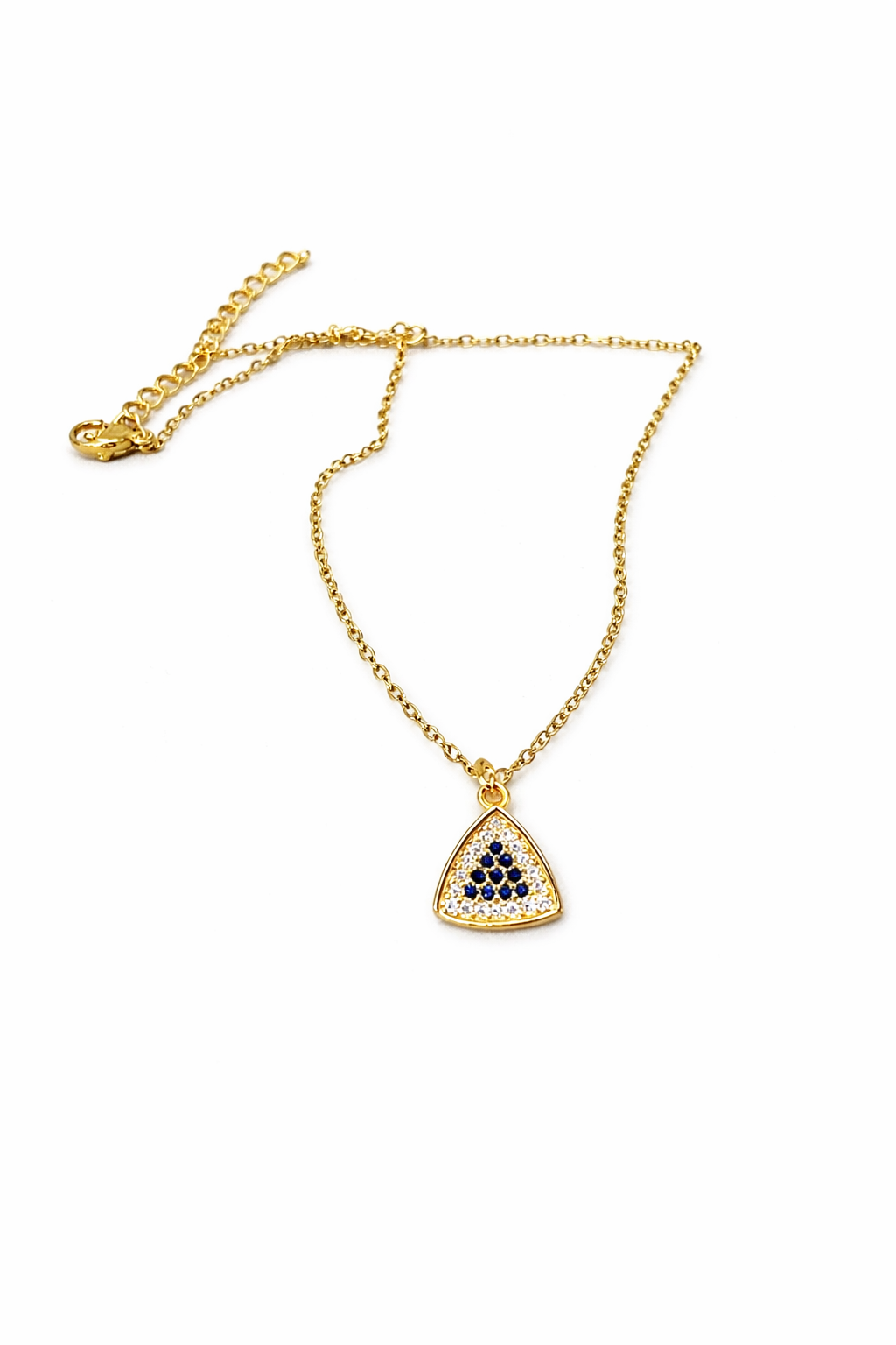 JUNO Jewelry - Stainless Steel Triangle Necklace for Women
