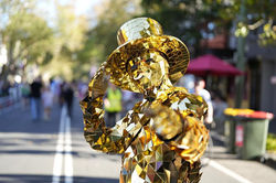 Gold Mirror Man | Sydney