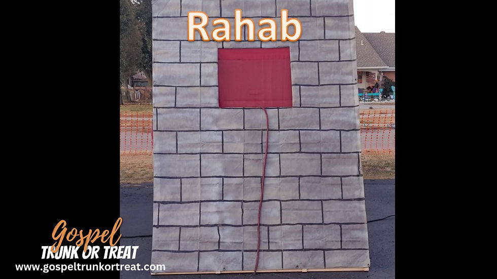 good trunk or treat trunks with no car example