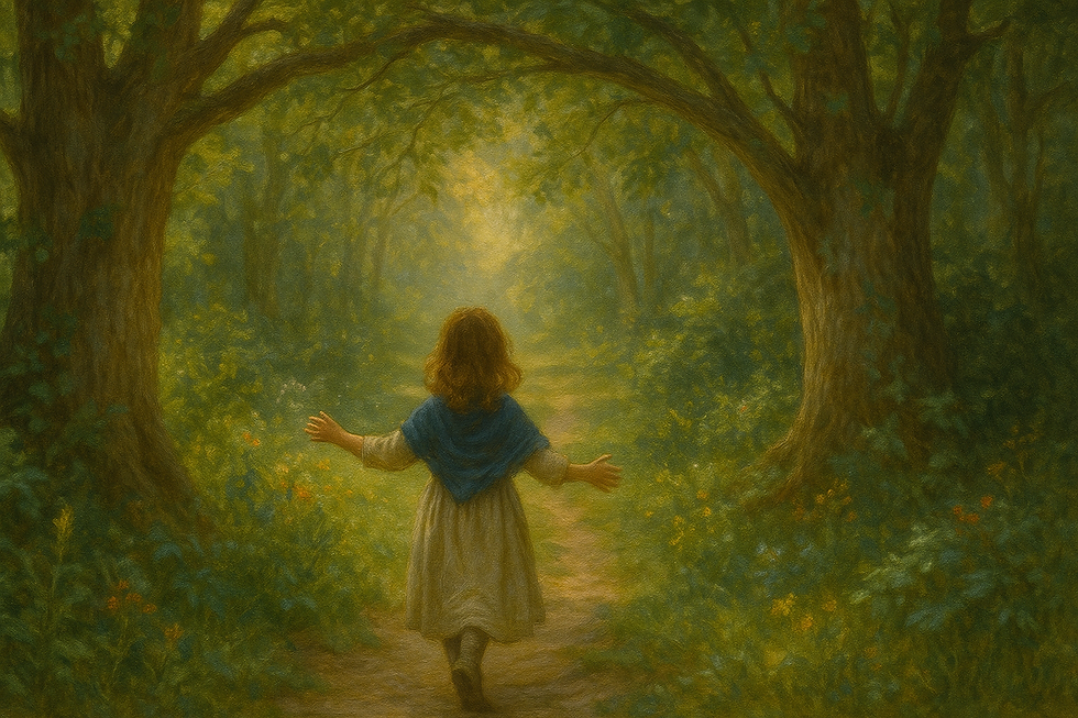 Illustrations on Joy from The Secret Garden