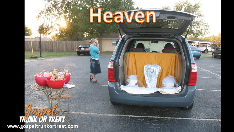 trunk or treat van idea 2 - heaven