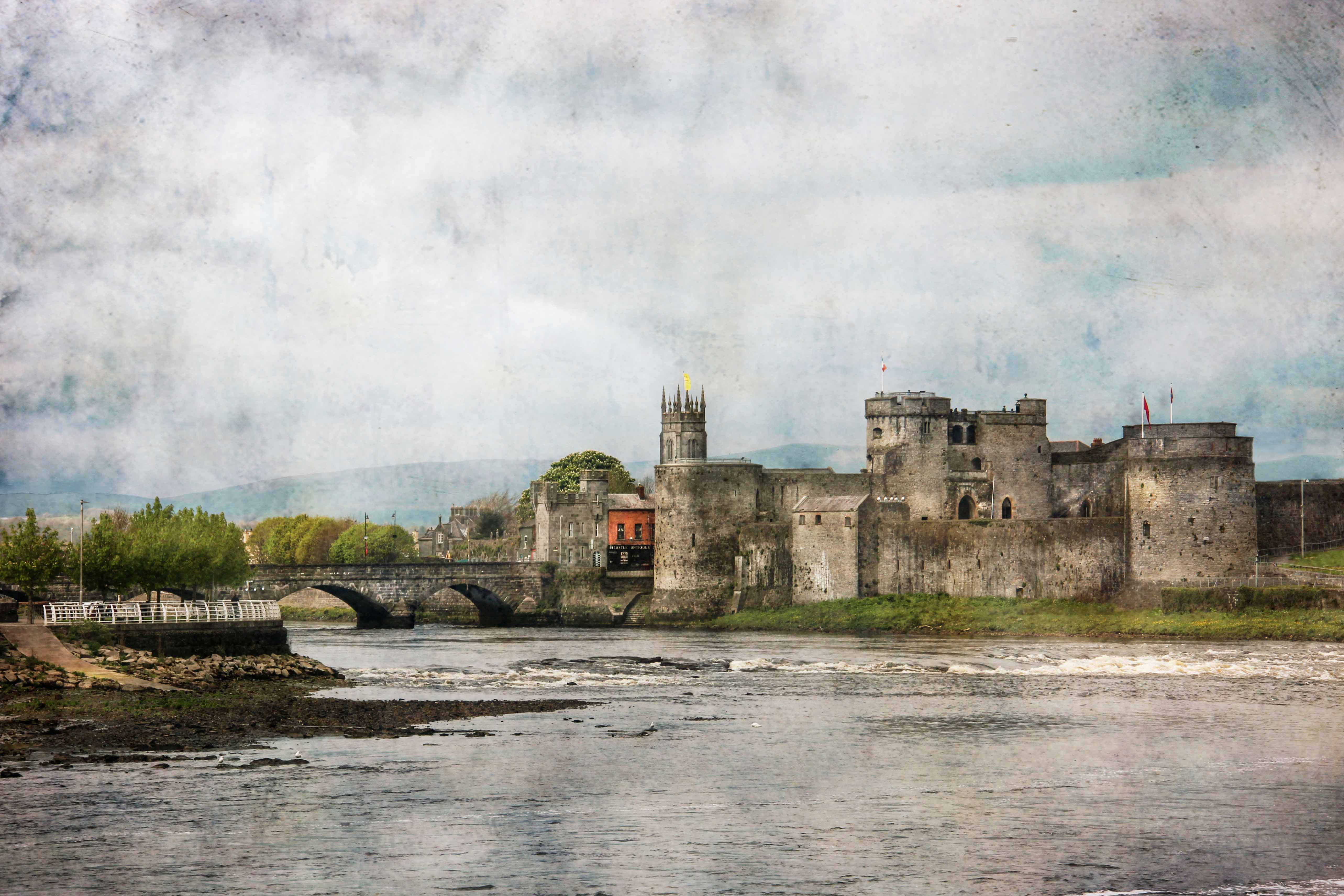 The castle at the river.