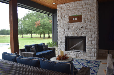 White Austin Fireplace