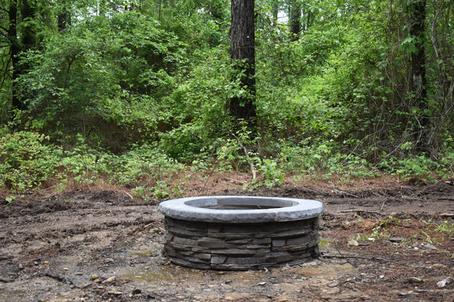 stone firepit