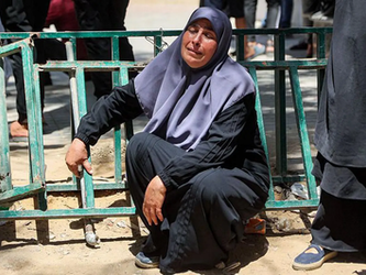 Israeli strike on police post in north Gaza kills seven, officials say