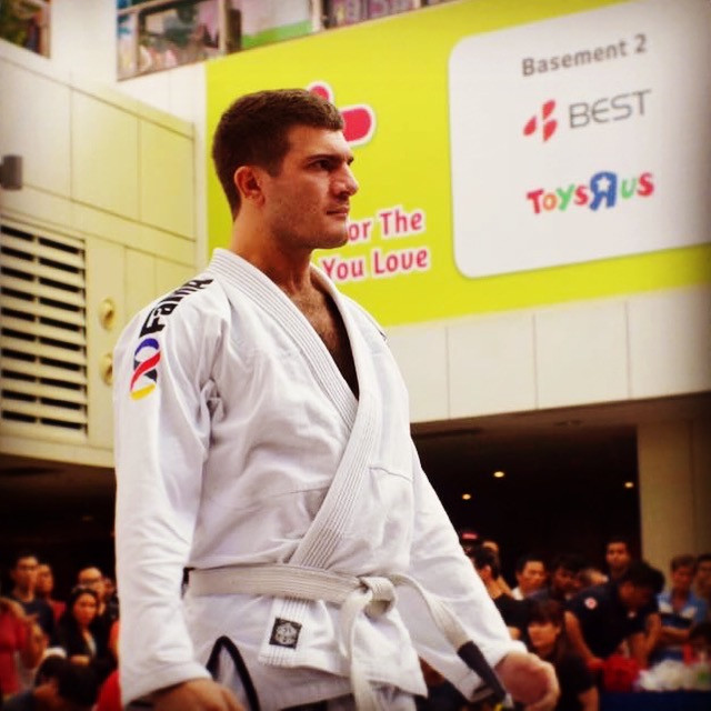 fama singapore bjj assistant instructor steve stephen as a white belt