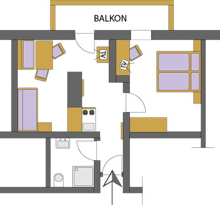 Appartementzeichnung