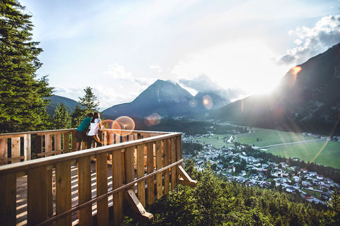 Kurblhang mit Blick auf Leutasch