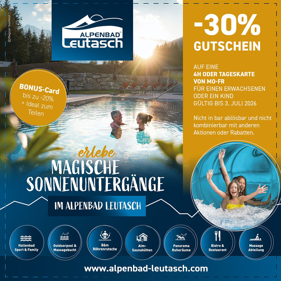 Alpenbad Leutasch - Entspannung und Erlebnis