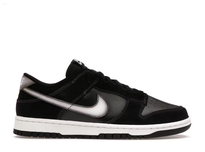 Nike Dunk Low Airbrush Swoosh Black