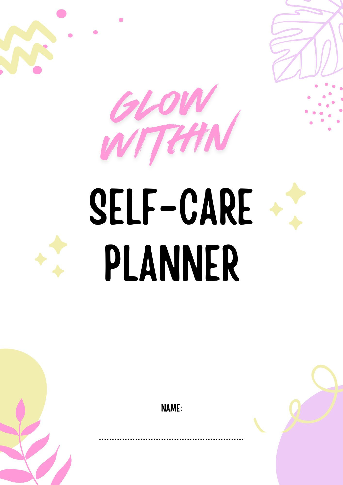 Self Care Planner