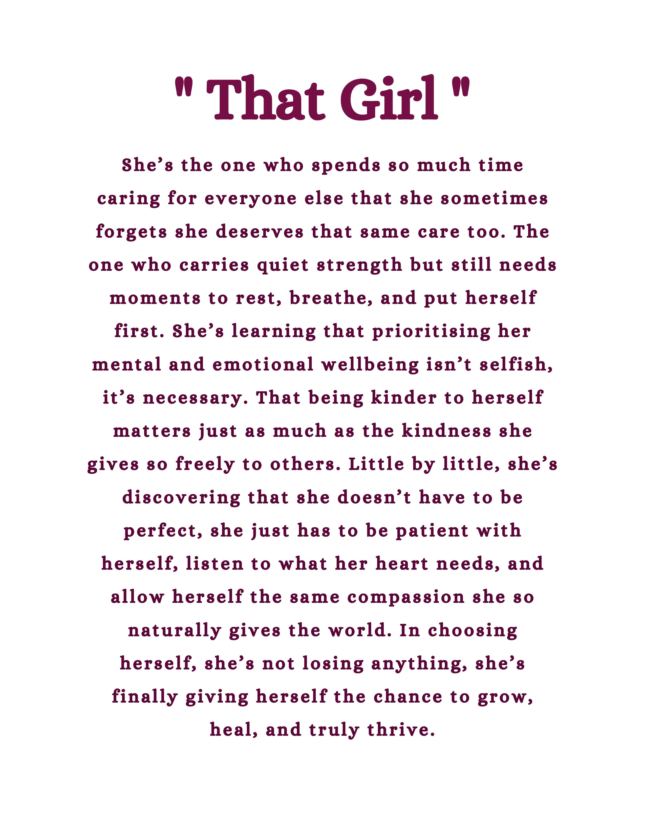 That Girl 2026 Planner