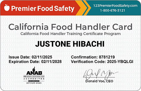JustOne Hibachi