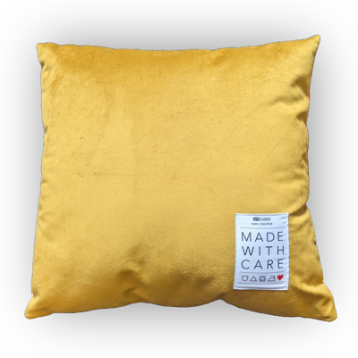 Thumbnail: Marbled Square Cushion - Orange