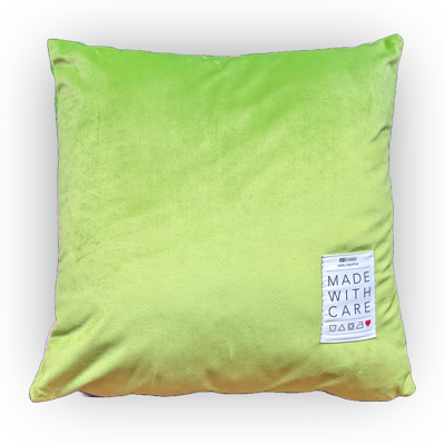 Thumbnail: Marbled Square Cushion - Pink