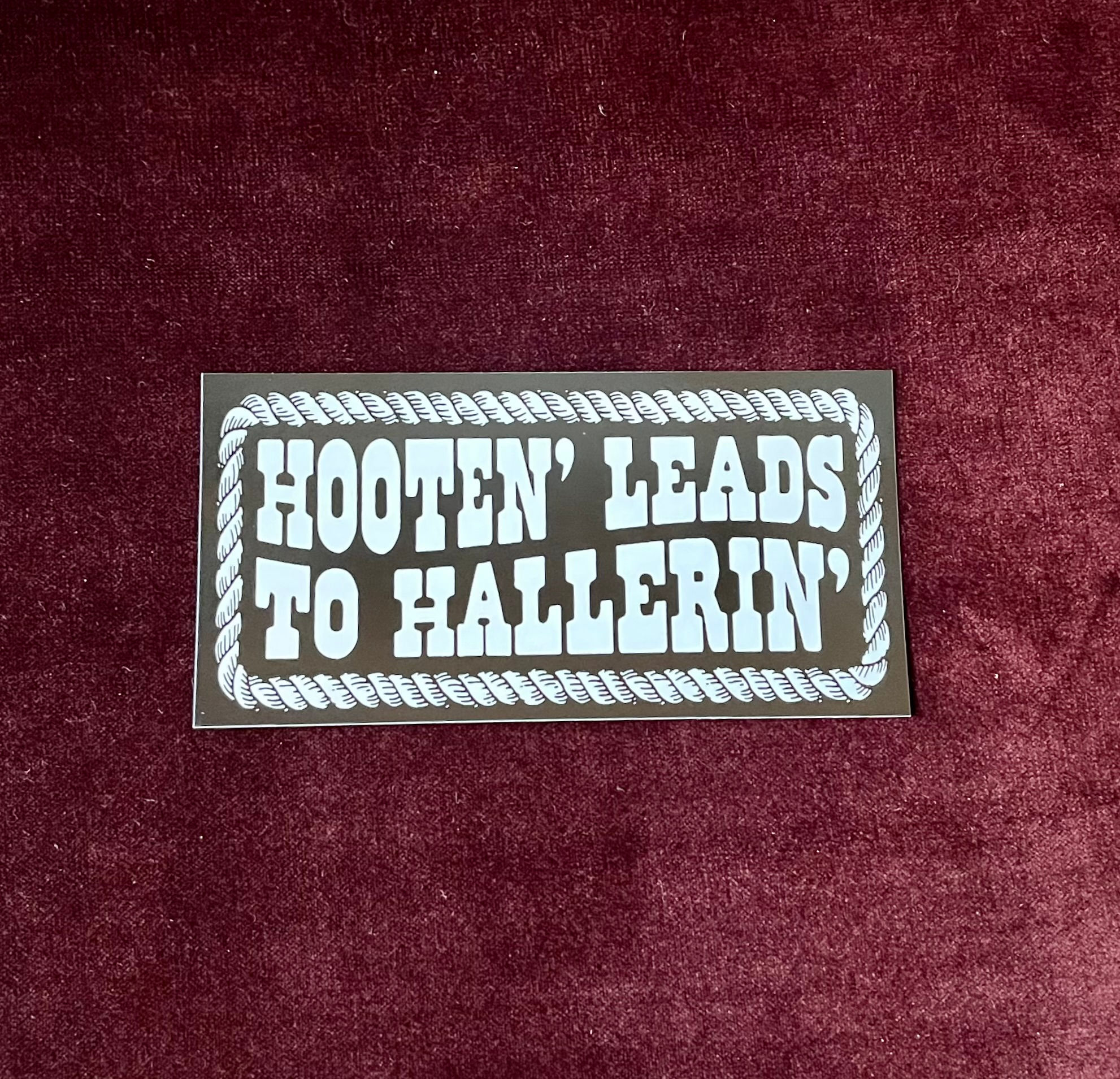Hooten' Leads to Hallerin' Sticker