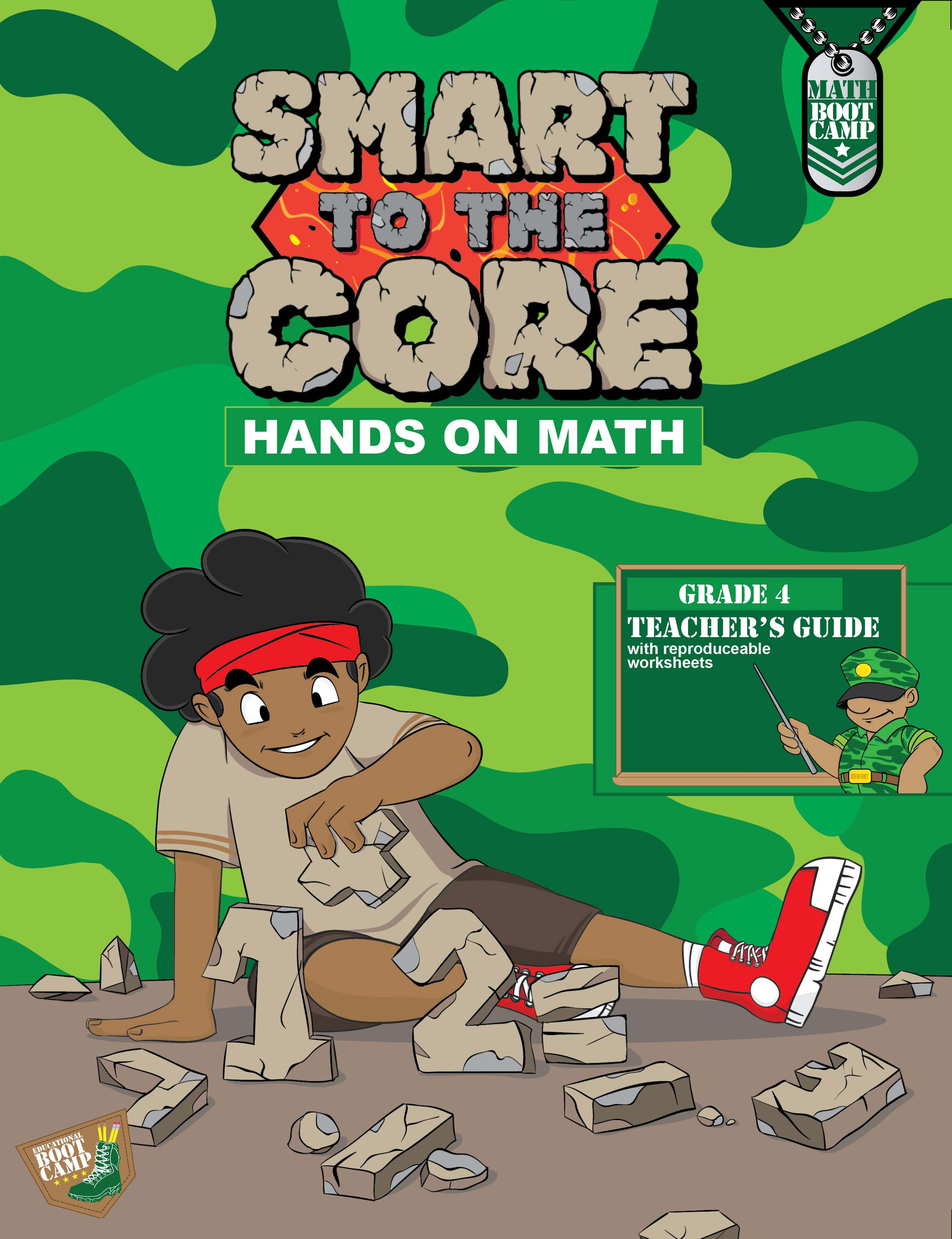 Math Bootcamp Hands On Activity Booklet (OS CCSS) - Grade 4
