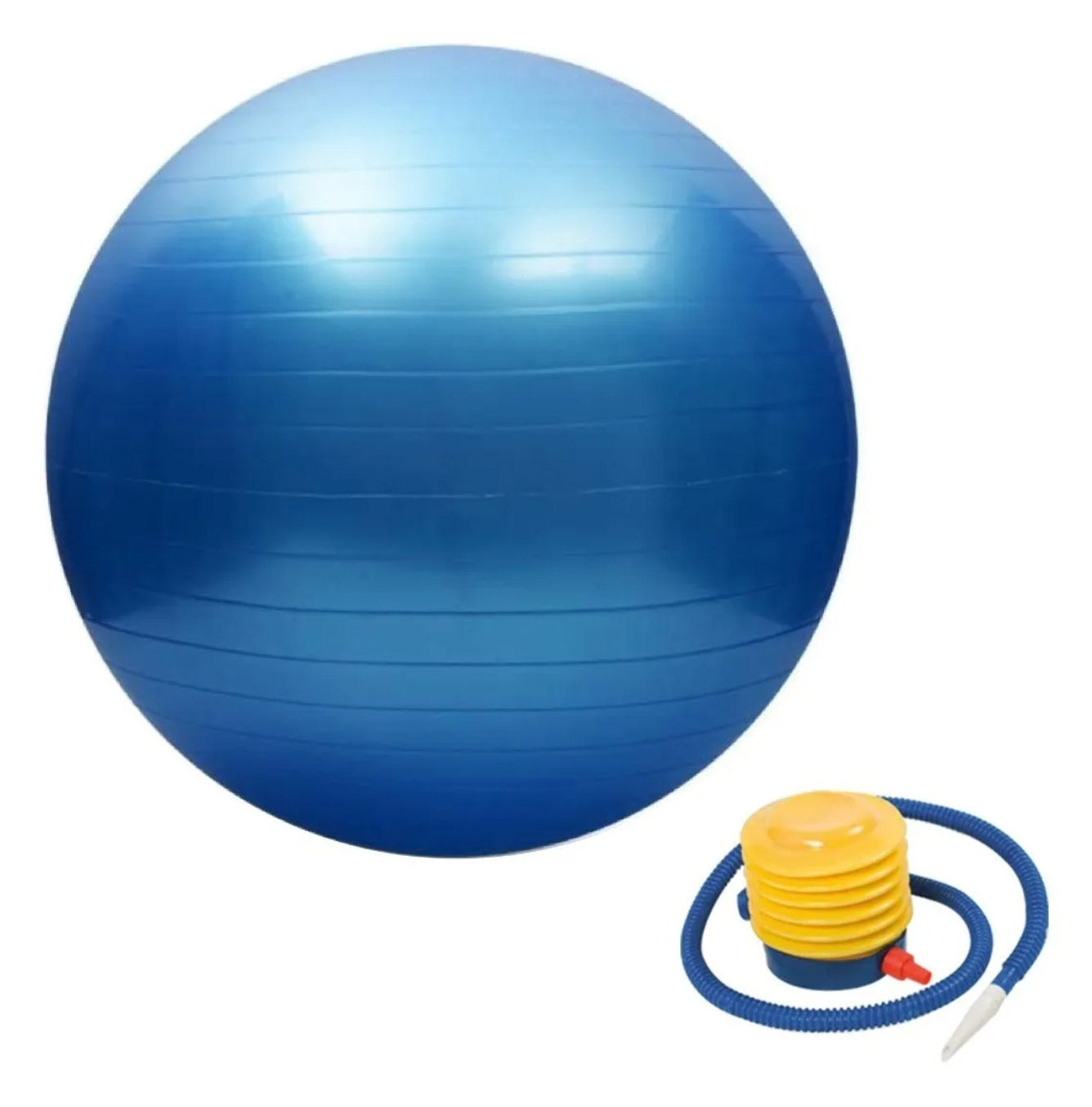Pelota De Yoga Pilates 65 Cm + Inflador Para Fitness
