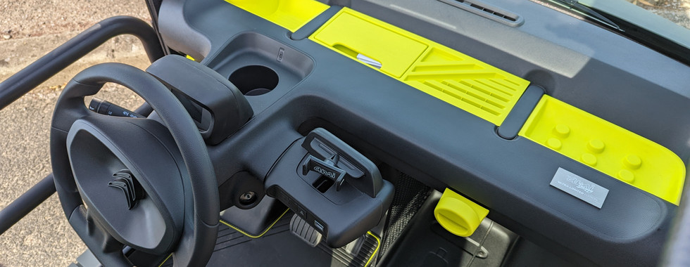 intérieur de la Citroën My Ami Buggy 2022