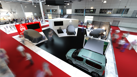 Le stand Stellantis au Tokyo Auto Salon 2026