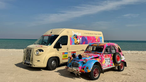 Le Citroën Caselani Type H sur le Dakar