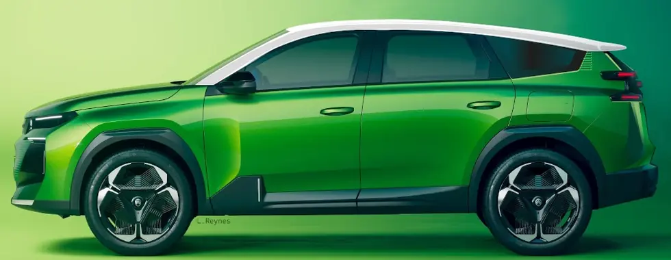 An illustration of a possible Citroën C5 X "2"